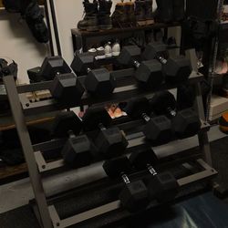 Repfitness Dumbbells 55-75 lb pairs