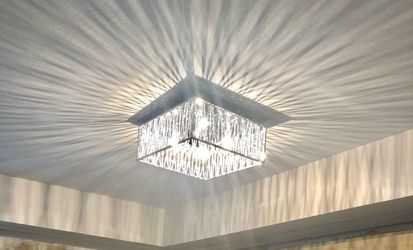 Chandelier light fixture - flush mount