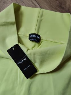 Lime green bodycon skirt