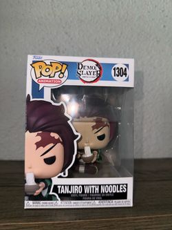 Funko Pop Tanjiro with noodles