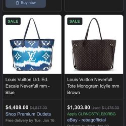 Both Blue And Brown Louie Byron Bags With Wallet 