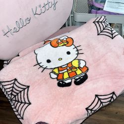 Hello Kitty Chair And Blanket 