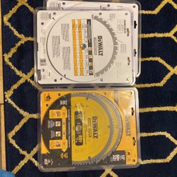 Dewalt 12” 80 And 32 Tooth Miter Saw Blades