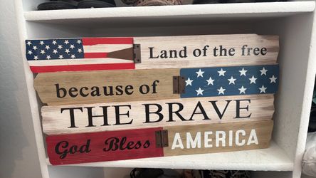 Brave America sign