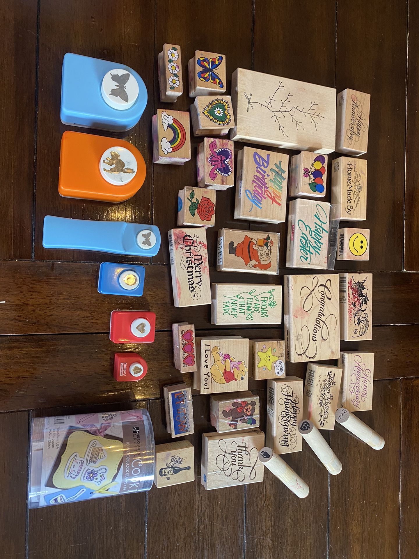 Over 50 Stamps And Die Cuts