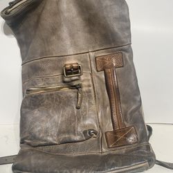 Bayside BS429 ROCK Italian Leather Backpack - Unisex (Great Condition)
