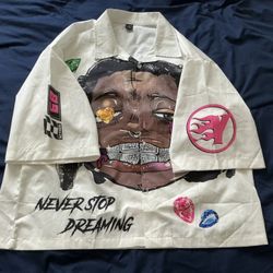 Cropped Y2K Button Up