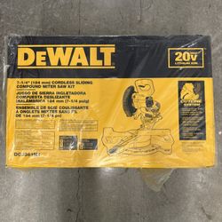 DEWALT 20V MAX Cordless 7-1/4 in. Sliding Miter Saw with (1) 20V Battery 4.0Ah