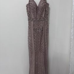 stunning mauve/pink gown