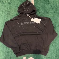 Aelfric Eden Black Rhinestone Hoodie