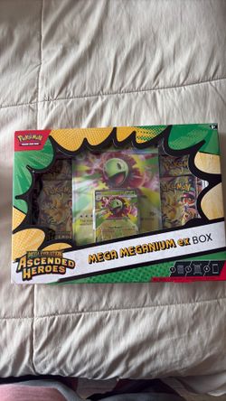 Pokémon Mega Evolution Ascended Heroes Mega Meganium EX Box Factory Sealed