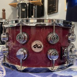 Dw Collectors 7x14 - Candy Lavender Over Kurillian Birch Snare 