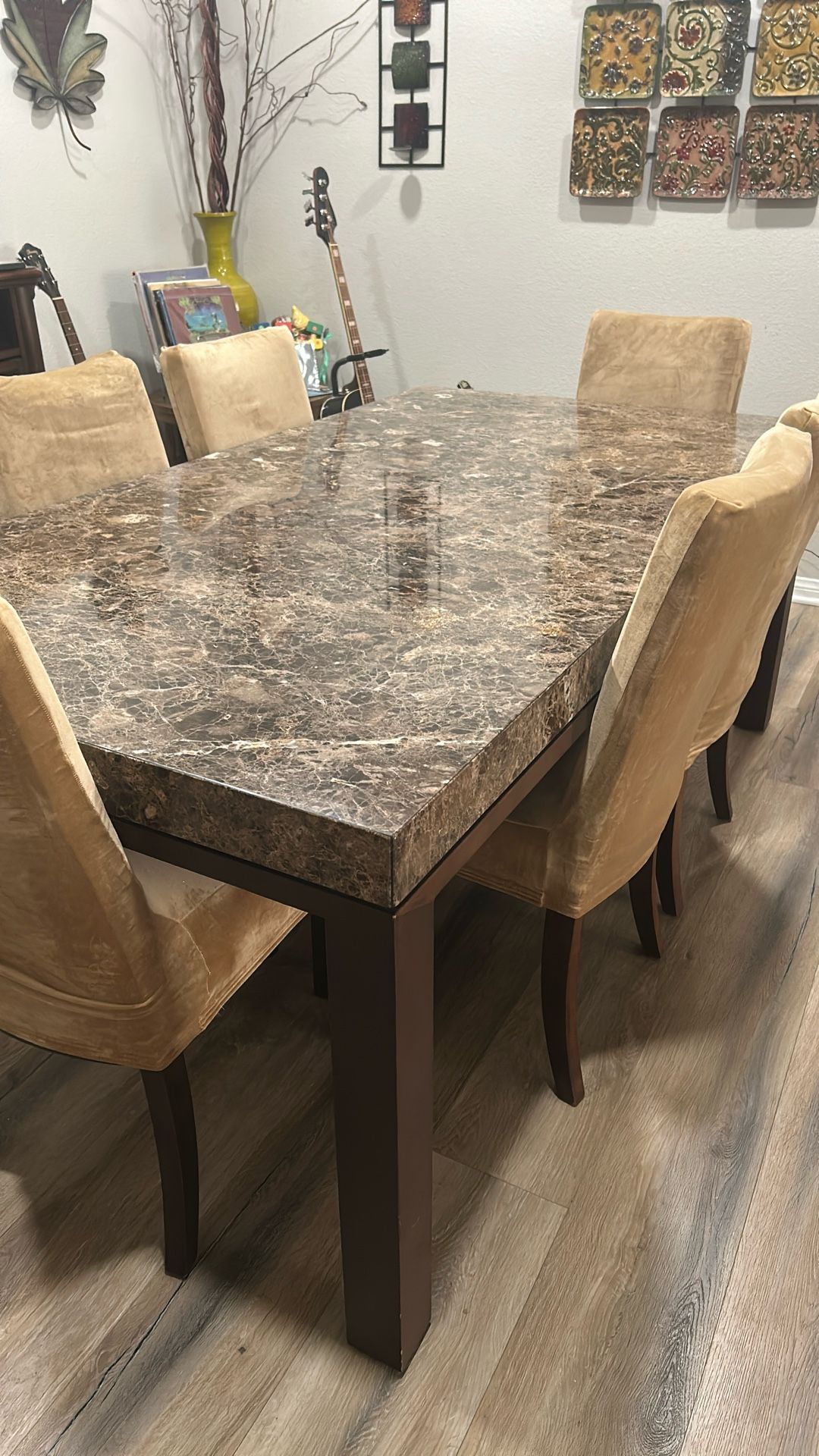 REAL MARBLE DINING TABLE