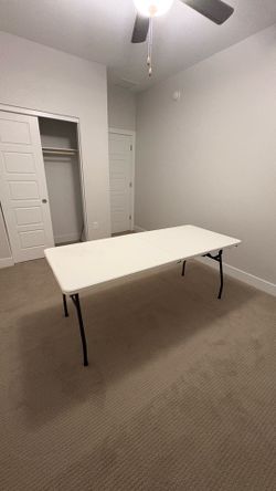 White Folding Table