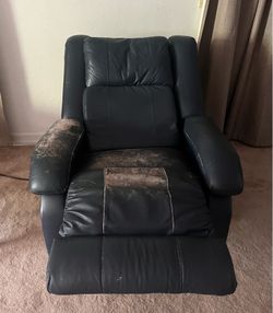 Massage recliner armchair