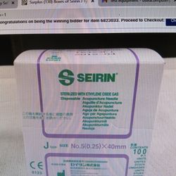 SEIRIN J TYPE ACUPUNCTURE NEEDLES