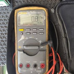 FLUKE 87V TRUE RMS MULTIMETER W/ LEADS (TESTED)