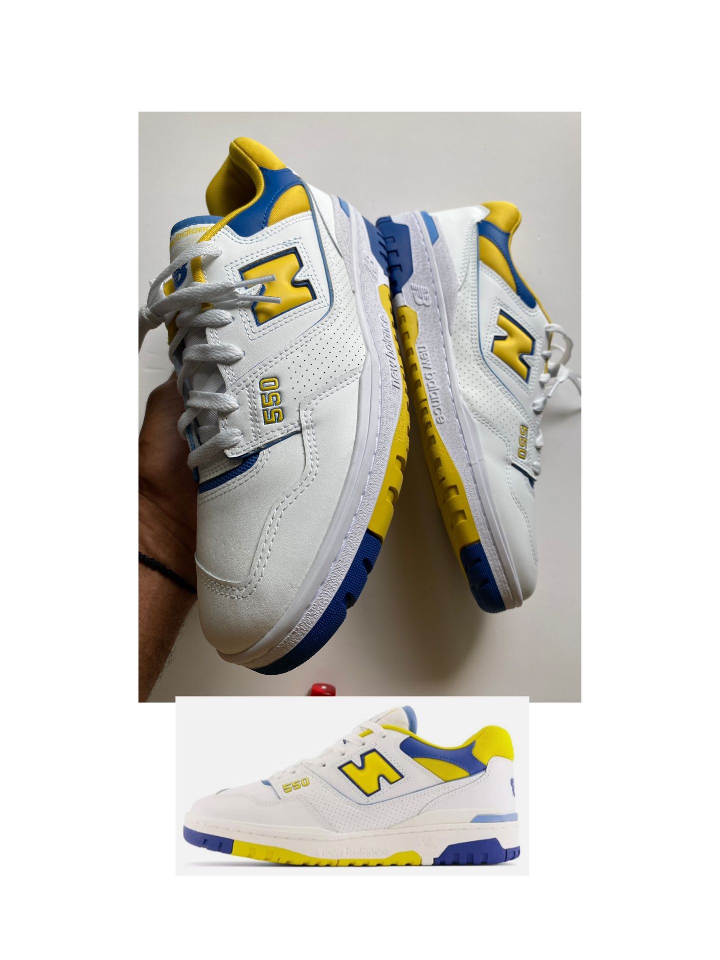 New Balance 550 Low Honeycomb Heritage Blue Men’s size 12 NEW NO BOX!!