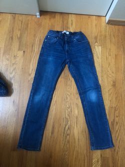 Youth boys Levi jeans with adjustable waist band size 14 Reg