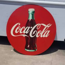 COKE 48” aka 4 footer One sided Metal Disk