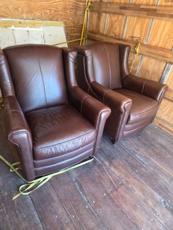 Leather chairs