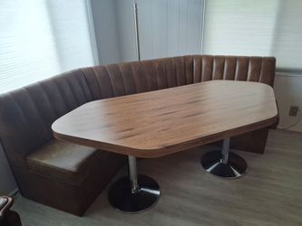Beautiful  Vintage Corner Dining Table