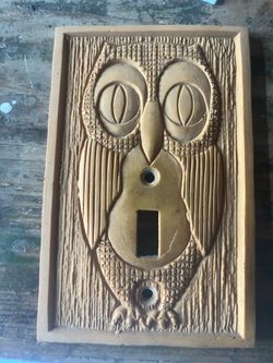 Owl light switch cover