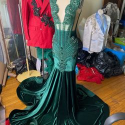 Emerald Green Dress 