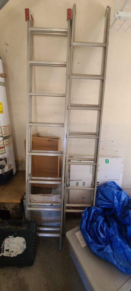 Aluminium 8ft Extending Ladder $50