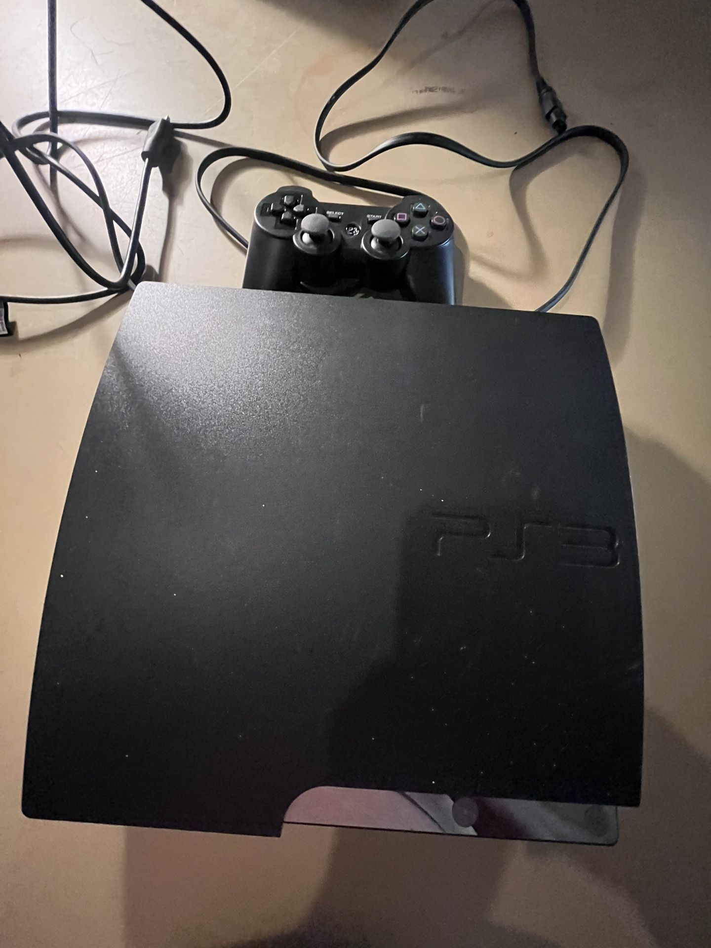 PS3 Slim 320 Gig W Control And Cables