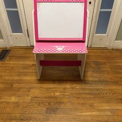 Minnie Mouse Dry Erase Board/Bookshelf 