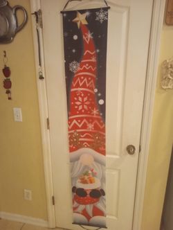 Brand New!! Gnome Christmas Banner/ flag 72"