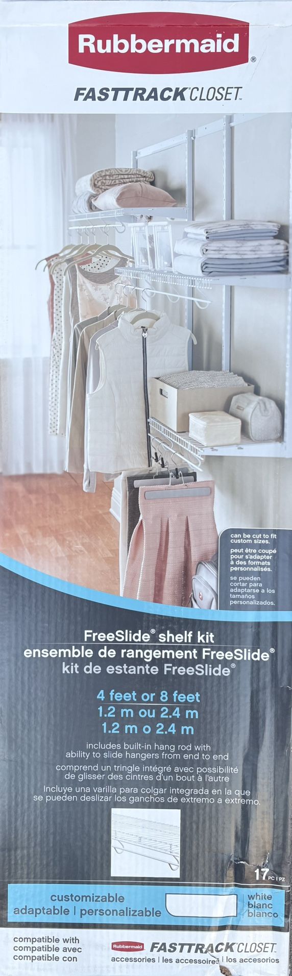 Rubbermaid Closet Shelf Kit