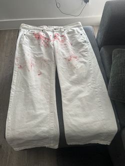 White BDG pants HALLOWEEN