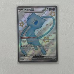 Mew EX 216/091 (Paldean Fates)