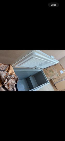 White Chest Freezer, cold plunge