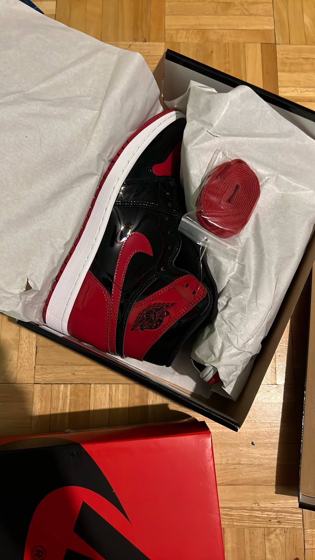 Jordan 1 Patent Bred Mens Size 9