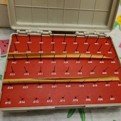 Pin gage set vermont gage .006-.060