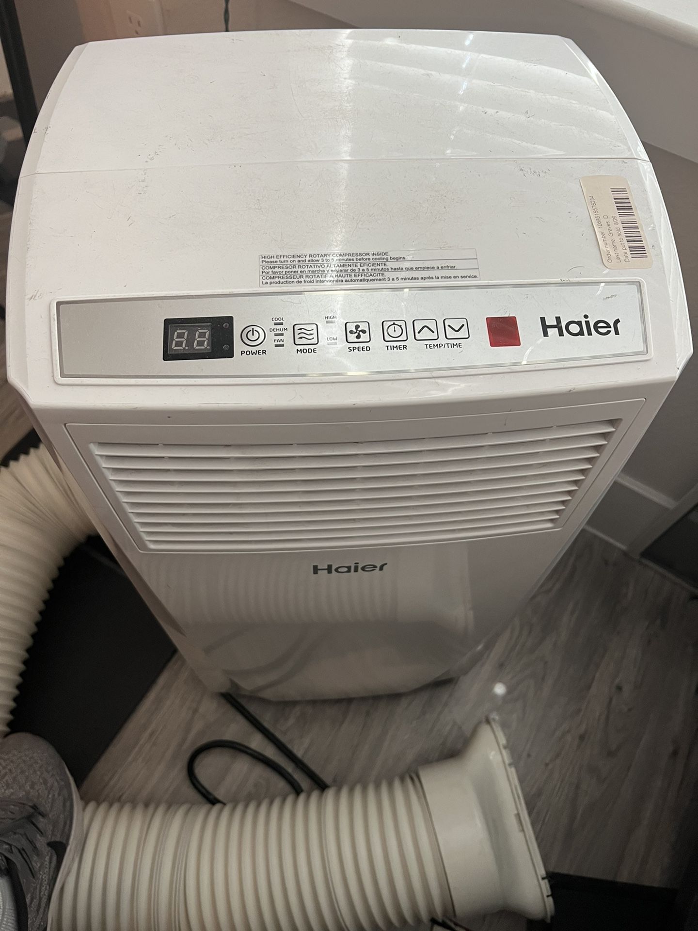 Haier HPB08XCM Mobile AC Unit.