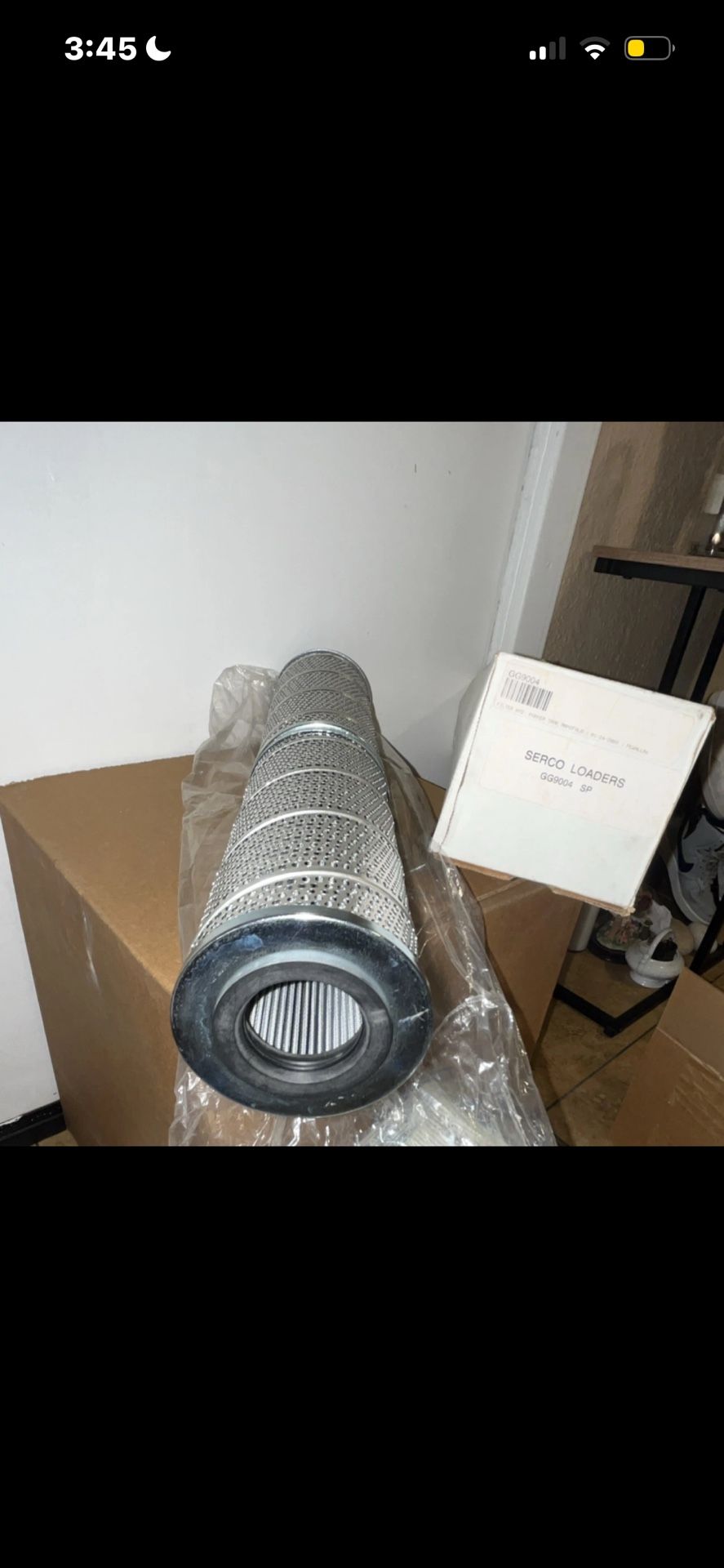 SERCO LOADERS GG9004 filter hyd parker tank manifold