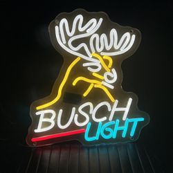 Busch Light Man Cave LED Light 14”x13”