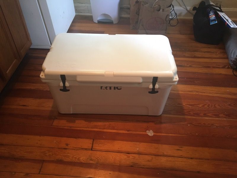 RTIC 65 Cooler - White