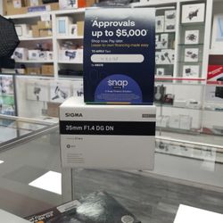 Sigma 35mm F1.4 Sony Or Canon 