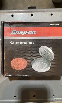 Snap-On Tools Custom Burger Press Grilling SSX19P113 New In Box