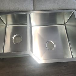 Sink Kitchen 2 Bowls