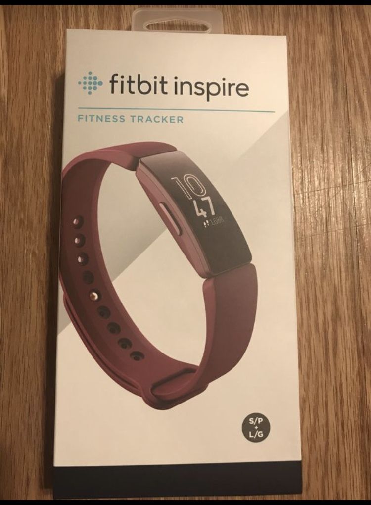 Fitbit Inspire fitness tracker - sangria ( brand new)