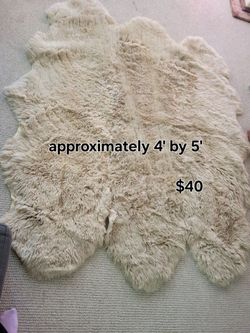 Sheep skin rug