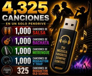 USB Flash Drive 4325 Latin Songs