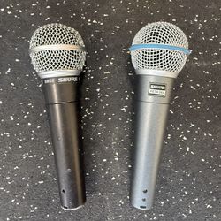 Shure beta 58A And Sm58 Microphone