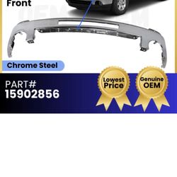 *NEW* GM OEM 07-13 Sierra 1500 Bright Chrome Front Bumper Impact Bar 1(contact info removed)